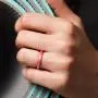 ThunderFit Womens Thin and Stackable 4 Pack Silicone Rings Wedding Bands 2.5mm Width - 2mm Thick