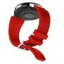 GOSETH Compatible with Samsung Galaxy (46mm),Watch Bands, 22mm Straight Stripe Silicone Wrist Strap Replacement Buckle Band for Samsung Galaxy SM-800/SM-805 SmartWatch (Red)