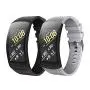 ANCOOL Compatible Samsung Gear Fit2 Pro Watch Bands/Gear Fit2 Bands Replacement Silicone Smartwatch Bands for Samsung Gear Fit2 Pro (Small, Black/Grey)