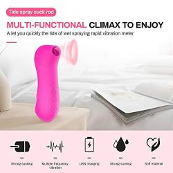 LQTY Female Toys Purple Portable Sùcking and Thrusting Toys Skin Friendly Silicone Víbratór Gpót