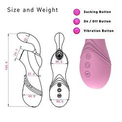 ZCXZY Relax Deep Tissue Massage T-Shirt 12-Frequency Vibration Sucking USB Charging Suction Silicone Female Toy Portable Beginner Stimulator