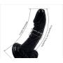FXH Realistic Texture and Genuine Touch Toys - Precious Black, Womens 6.1-Inch Silicone Soft-??ld?