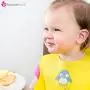 NatureBond Silicone Baby Bibs for Babies & Toddlers (2 PCs) | Free Waterproof Pouch | Wipes Clean Easily, Soft, Unisex, Adorable in Appetite Stimulating Colors