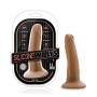 Blush 5.5 inch Satin Smooth Silicone Dildo Suction Strap On Base