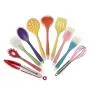 5 or 10Pcs Kitchenware Silicone Kitchen Cooking Utensils Non-Stick Baking Tool Cooking Tool Sets Spoons Ladle Turner Egg Beater,10PCS