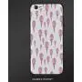 Customized iPhone 6 Case | iPhone 6S Case | Shockproof,Lightweight,Scratch Resistant,Mauve Decor,Vintage Flying Hot Air Balloons Motif Nostalgic Lovers Goodbye Artful Print,Pink Lavender