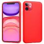 TiMOVO Compatible with iPhone 11 Case, Liquid Silicone Gel Shockproof Soft Microfiber Lining Slim Cover for Apple iPhone 11 6.1 inch 2019 - Red