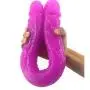 Happy and Healthy 18.1 inch Double Sided Big Toy Real Feel Soft Flexible Realistic Double Head Massages-Discreet Package