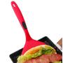Kitchenware Utensils Premium Silicone Non-Stick and Heat Resistant Utensils for Cooking, Flipping and Pressing Red 3 packs