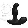 LEVETT Caesar Super Soft Silicone Vibrating Anal Plug Prostate Massager Wireless Remote Control 360 Degree Rotation Male Masturbator Sex Toys for Men