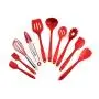 Hylotele 10Pcs Cooking Kit Silicone Nonstick Cooking Baking Kitchenware Utensil Set