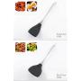JunbosiKitchenware Food Grade Stainless Steel Spatula Nonstick Silicone Shovel Spoon Food Grade Nylon Silicone Kitchenware Set