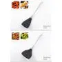 JunbosiKitchenware Food Grade Stainless Steel Spatula Nonstick Silicone Shovel Spoon Food Grade Nylon Silicone Kitchenware Set