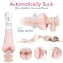 Male Electric Blow Job Stroker for Men Stamina Training Soft Silicone Dolls Mens Adult Toys Artificial 3D Realistic Lifelike Toys for Men Deep Thrusting Cup Underwear Toys,T-Shirt