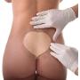 Sacral Silicone Foam Dressing with Border for Sacrum Ulcer, Pressure Ulcer, Butt Bed Sore, Size 7x7(4.9x5.3 Pad), Painless Removal High Absorbency, Bedsore Wound Bandage,5 Pack