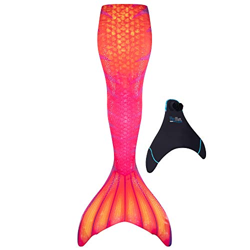 Fin Fun Mermaid Tails for Swimming with Monofin - Kids and Adult Sizes - Limited Edition