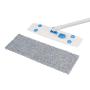 AmazonBasics Dust Mop Sweeper, Washable Cloth, Blue and White