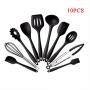 AIMCAE Kitchen Utensil Set Silicone 10 Pack Kitchenware High Temperature Silicone Kitchenware Nonstick Cookware Set,Green