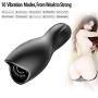 KJHM Lifelike Enjoy T-Shirt Real Sucking 100% Safety Silicone Stimulate Happy Exerciser Experience Mens Deep Throat, Vibrating Oral Cup, Endless Fun, Mens Adult Toys Sensual Sweet Sweet