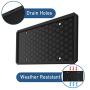 License Plate Frame - ONE PIX Silicone License Plate Covers Holders Rust-Proof/Rattle-Proof/Weather-Proof for Car License Plate - Black