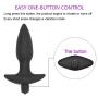 Qise Silicone Three Sizes Anal Plug Vibrator Adult Sex Toy for Masturbation (M)