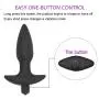 Qise Silicone Three Sizes Anal Plug Vibrator Adult Sex Toy for Masturbation (M)