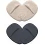 2 Pairs Metatarsal Pads for Women, Soft Sillcone Gel Forefoot Heel Cushion Inserts, Ball of Foot Cushions for High Heels