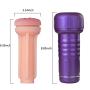 Sexbaby Male Masturbators Sex Toys Silicone Realistic Vagina Pocket for Male Masturbation Cup Adult Sex Dolls (Purple)