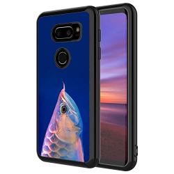 LG V30 ThinQ Case, Arowana Shock-Absorption TPU Rubber Bumper LG V30 ThinQ Case, Ultra Thin Slim Protective Cover for LG V30 ThinQ-Black