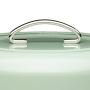 Kitchen Craft Living Nostalgia Vintage Style Airtight Cake Storage Tin Cake Dome English Sage Green - 28.5cm x 18cm 11" x 7"