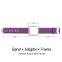 Simpeak for Fitbit Blaze Bands with Frame, Silicone Replacement Band Strap with Frame Case for Fit bit Blaze Smart Fitness Watch, Small/Large