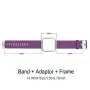 Simpeak for Fitbit Blaze Bands with Frame, Silicone Replacement Band Strap with Frame Case for Fit bit Blaze Smart Fitness Watch, Small/Large
