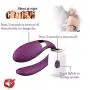 Whtao U-Shaped Electronic Couple Love S-t-ǐ-m-u-l-ation Promote Toys Multi-Speed Bed Sport Self-Amusement Tool Rechargeable Silicone Whtao