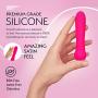 Ultra Bullet Personal Sex Toy Masturbation Device for Women Built-in Function Waterproof Bodysafe Clitoral and Body Massager with 20 Vibration Modes Body Safe Silicone Waterproof