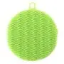 SDBT LT Dishwashing Brush Household Food Grade Dishwashing Brush Round Silicone Multi-Function Dishwashing Brush Fruit and Vegetable Cleaning Soft Decontamination Kitchenware Tableware Brush,Green