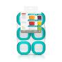 OXO Tot Baby Blocks Food Storage Containers, Teal, 2 Ounce