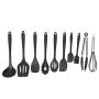 Grateshop1 10PCS Silicone Kitchenware Non-Stick Pan Heat Resistant Kitchen Utensils Set Kit