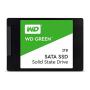 WD Green 1TB Internal PC SSD - SATA III 6 Gb/s, 2.5"/7mm - WDS100T2G0A