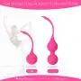 Silicone Ben Wa Balls for Beginner,Vaginal Weights, Pelvic Floor Exerciser,Doctor Recommeded for Bladder Control Enhanced & Vagina Tightening, Childbirth Recovery (Pink)