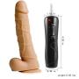Soft Realistic Massager with 6 Speeds Waterproof, 100% Medical Grade Silicon Suction Cup Toy Vibrating Modes Personal Toy