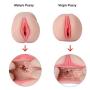 Mans Toy PJKK P?`ck?t-P?`ssys with Handy Bottle for Men 3D Lifelike and Ultra Soft Tunnels,Adult Toys 2 in 1 (Total Length: 6.89 in)