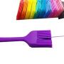 Hjyi Silicone Kitchen large all-inclusive hardware core brush Barbecue Brush sweeper baking tool silicone kitchenware (six-piece set)