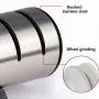 Knife Sharpener, 3 stage Design with Whetstone Diamond Ceramic inner, Stainless Steel Brushed Surface Fast Sharpening Tool for Household Restaurant Kitchen Essential Kitchenware,Silver