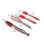 ALLCIAA Silicone Kitchenware 10 Piece Non-stick Pan Set Eco-friendly Kitchen Tools Baking Utensils Kitchen Appliances Silicone Kitchenware (Color : Red)