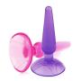 OUBAO 2019 Silicone Anal Butt Plug G-Spot Jelly Dildo Sex Toys (Random)