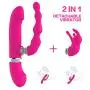Lcf 2 in 1 Body Massager Triple Pleasure Medical Silicone Assist Toy for Women