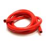 HPS HTHH-038-REDx10 3/8" ID Red high temp reinforced silicone heater hose 10 feet roll, Max Working Pressure 80 psi, Max Temperature Rating: 350F, Bend Radius: 1-1/2"
