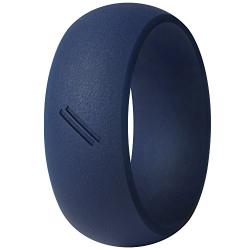 ThunderFit Silicone Wedding Ring for Men, Rubber Wedding Band - 8.7mm Wide