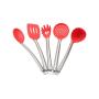 Stainless Steel Silicone Kitchenware Set Spoon Scoop Shovel Set Five-piece