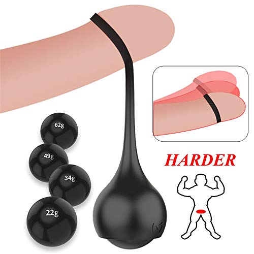 s Massager Dumbbell Enhance t Device Ring Sleeve Hard Trainer Novelty Massagers Ring*1 Ball*4